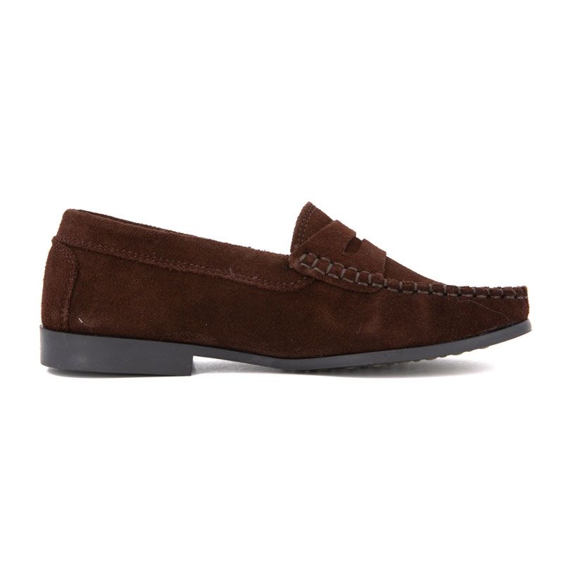 Mocassin 97 158 croute velour 448 marron fonce t36-41 Femme XAVIER DANAUD