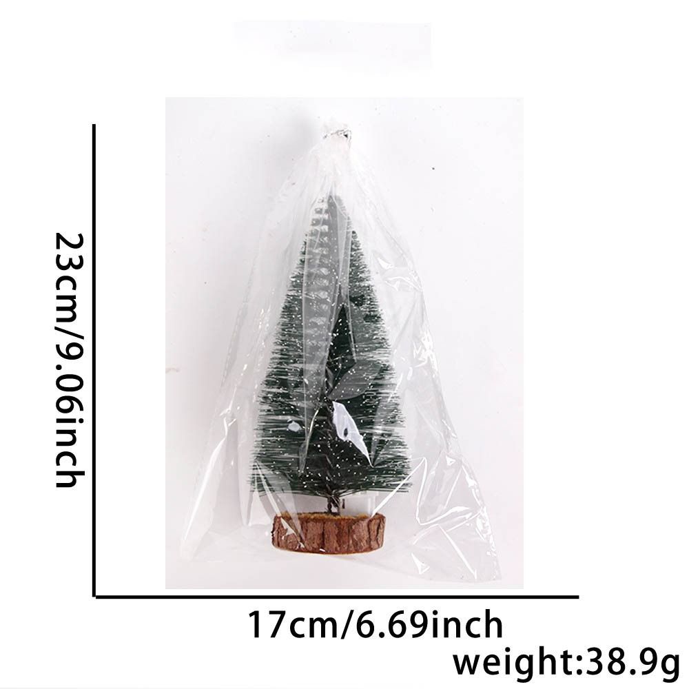 New Plastic Xmas Tree Cedar Wood Christmas Tree Mini Glowing Cedar Needle Tree Christmas