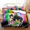 Fashion JoJo Bizarre Bedding Set Printed Single Comforter Quilt Bed Cover Duvet Cover Pillow Case 3 Pieces Sets Kids Adult Size