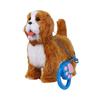 Interactive Plush Walking Pet Toy with Leash Simulation Design for Children Realistic Motion Soft Material Battery Operated for Indoor Play