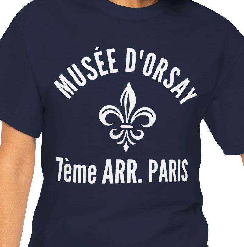 Musée d Orsay Fleur de Lis Tee | 7ème Arr. Paris Vintage Parisian Design S