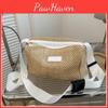 Versatile Medium Sized Woven Handbag Ideal For Daily Outfits And Stylish Vacations
