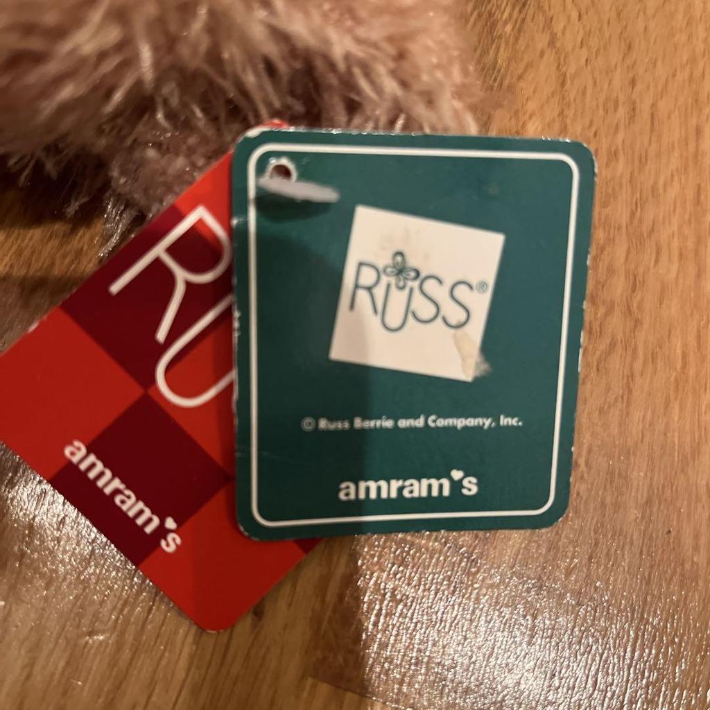 [USED] RUSS Amram's Stuffed Teddy Bear