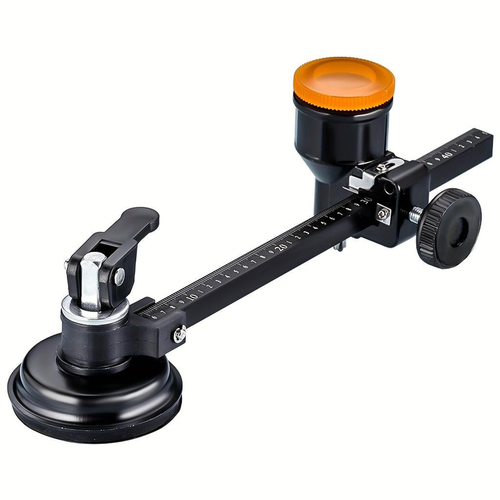 

Circular Glass Cutter – Adjustable 12-40cm Compass w/ Suction Cup, for Glass & Tile