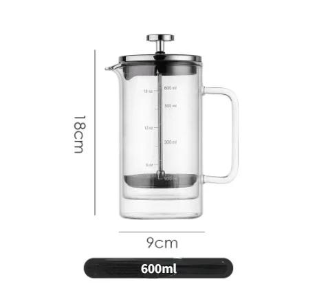 Double Layer French Press Pot Hand