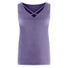 New Plus Size Women's Combed Cotton V Neck Sleeveless T-shirt, Loose Casual Pullover Top for Women European American Style
