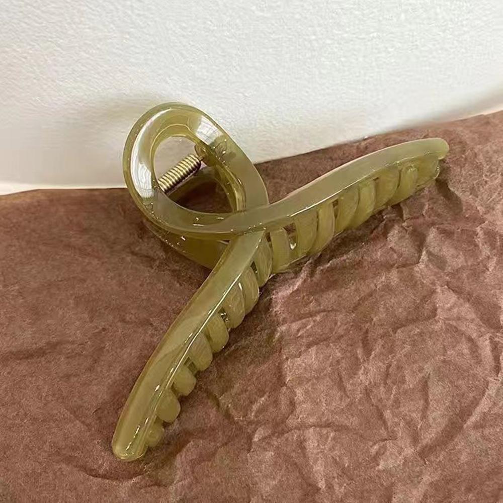 

Cwllrn акриловая заколка для волос 13 см размер корейский простой дизайн для женщин длинные волосы три цвета заколка для волос аксессуар высокое качество