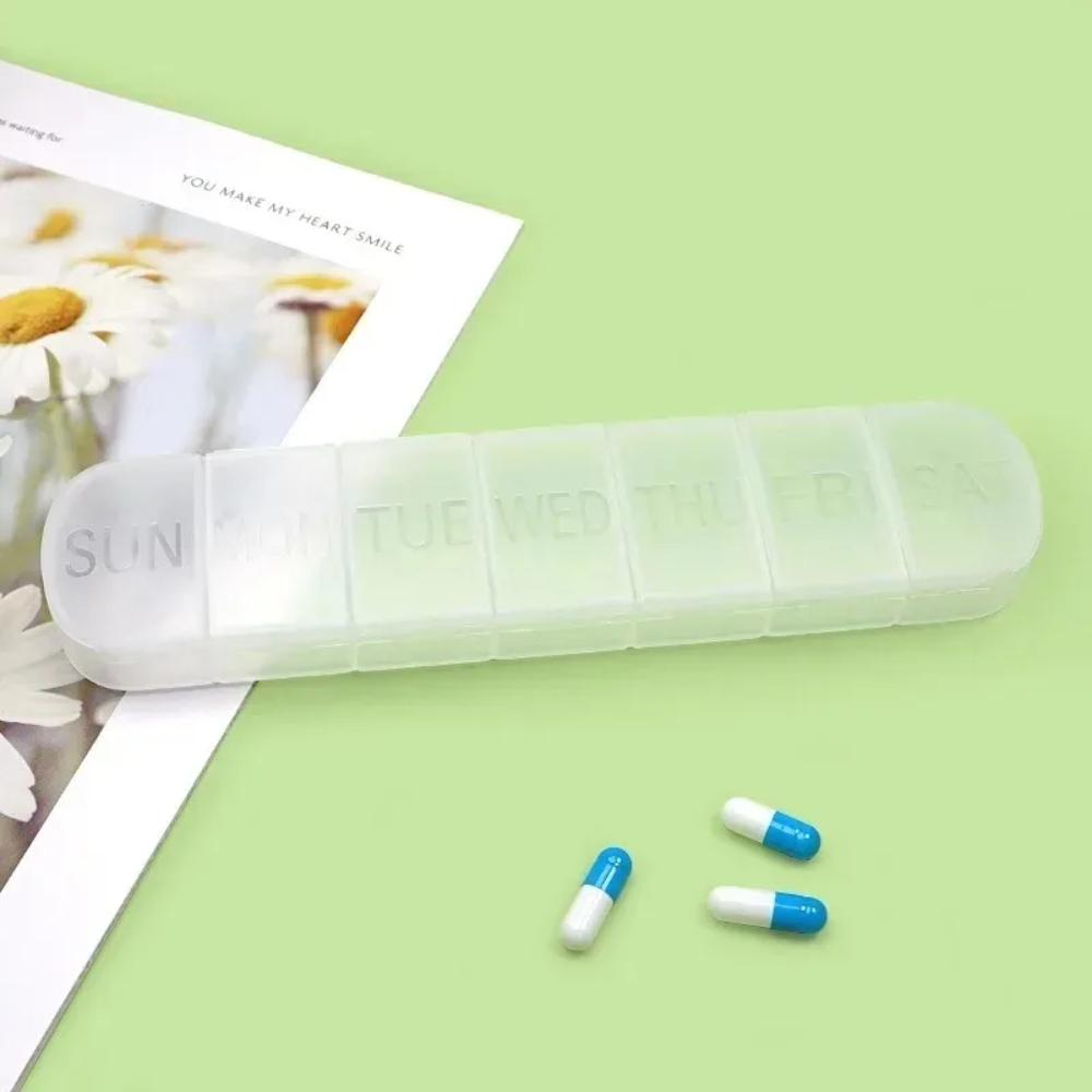 New Hot Premuim Portable Large Weekly 7 Days Travel Daily 7 Grids Pill Organizer Case Box Storage Container for Vitamin FishOils