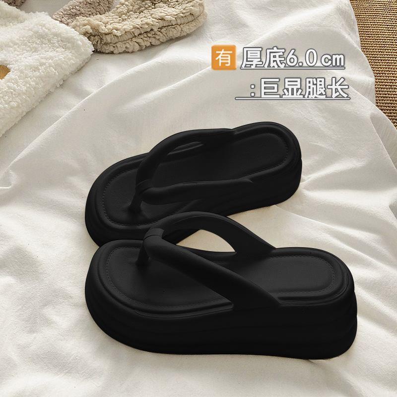 Fashion Rubber Flip Flops Shoes Ladies' Slippers Platform Summer Clogs Woman Luxury Slides Hawaiian Beach Designer Soft Flat Fashion