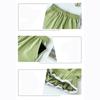 Women Summer Jogging Sports Solid Color Drawstring High-Waisted Wide-Leg Casual Shorts Pants