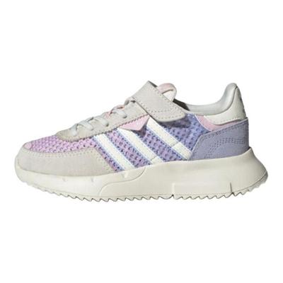 Originals Retropy F2 Mesh Comfortable Soft Non-Slip Wear-Resistant Low-Top Running Shoes Kids Sneakers Purple JR7999