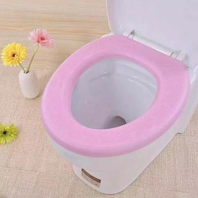 Waterpoof Soft Toilet  Cover Bathroom Washable Closestool Mat Pad Cushion O-shape Toilet Seat Bidet Toilet Cover Accessories