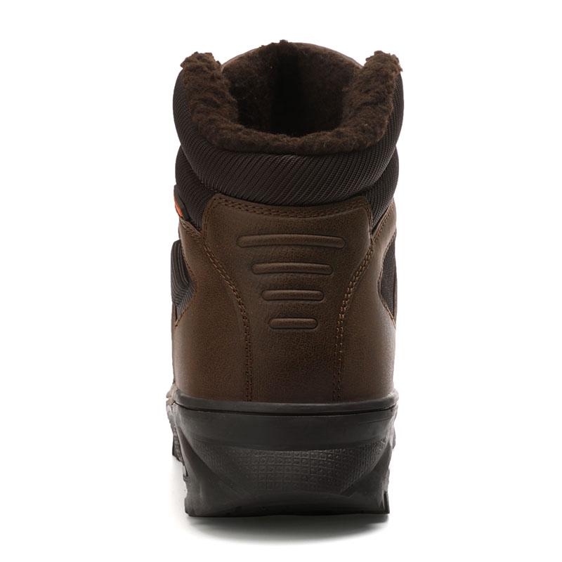 Genuine Leather Winter Men Boots Waterproof Warm Fur Snow Boots Men Winter Work Casual Shoes  Ankle Boots Erf4