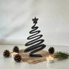 Spiral Shape Desktop Decoration 3D-Printed Xmas Ornaments Unique Christmas Tree Ornament  Gift Idea