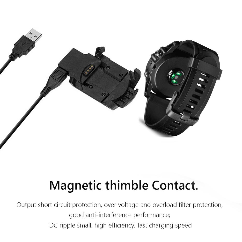 For Garmin Fenix Fenix 3/Fenix 3 HR/Fenix 3 Sapphire/Quatix 3/Tactix Bravo Sport Watch Charger USB Dock Charger Charging 80CM