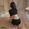 Sexy Uniform Seduction Secretary Hip Skirt Suit New Sexy Tight Women's Lingerie Cosplay Cross-leakage