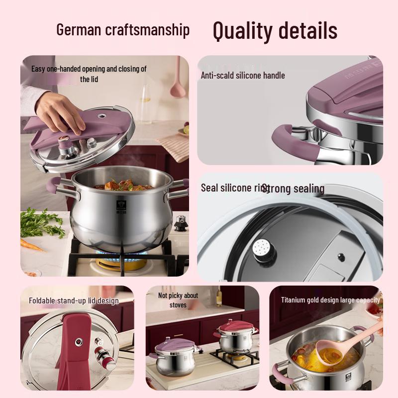 Kobach True Titanium Series Pressure Cooker 22cm