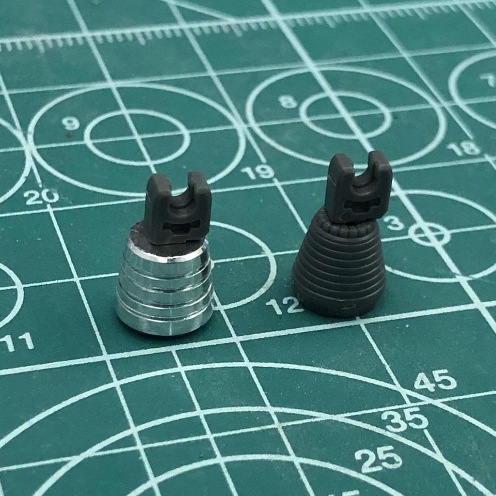 RG HGUC 1/144 Mobile Suit Crossbone Gundam X1, X1 Kai, X2, X3, X0 Metal Vernier Set (Steel + Red) [Parallel Import]