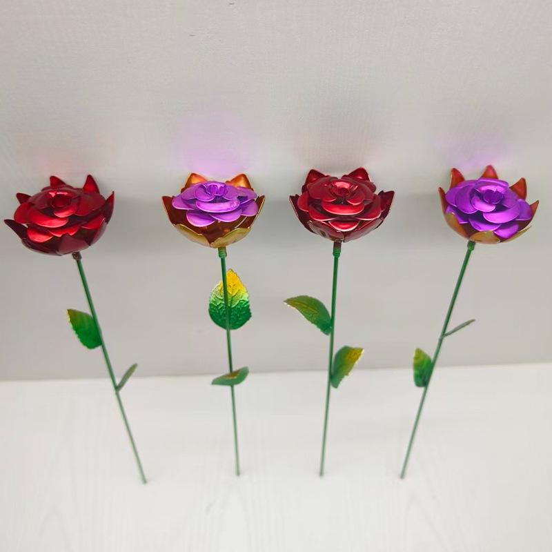 Ornements de Jardin de Roses en Fer Forgé pour la Décoration de Balcon et de Cour
