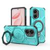 KEYSION Shockproof Magnetic Case for HONOR 400 Pro 5G Upright Live Metal Ring Stand Phone Back Cover for Huawei Honor 400 5G