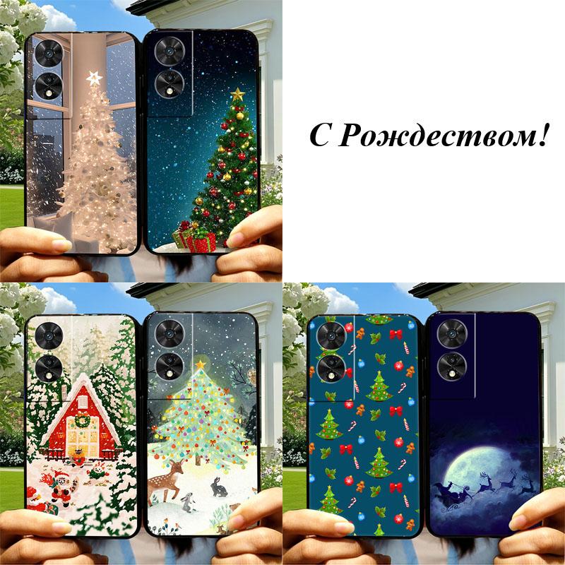 

Christmas Case For TCL 505 Soft Silicone TPU Cover for Funda TCL505 Back Protection Casing Anime Cartoon Bumper Capa Phone Cases TCL 505