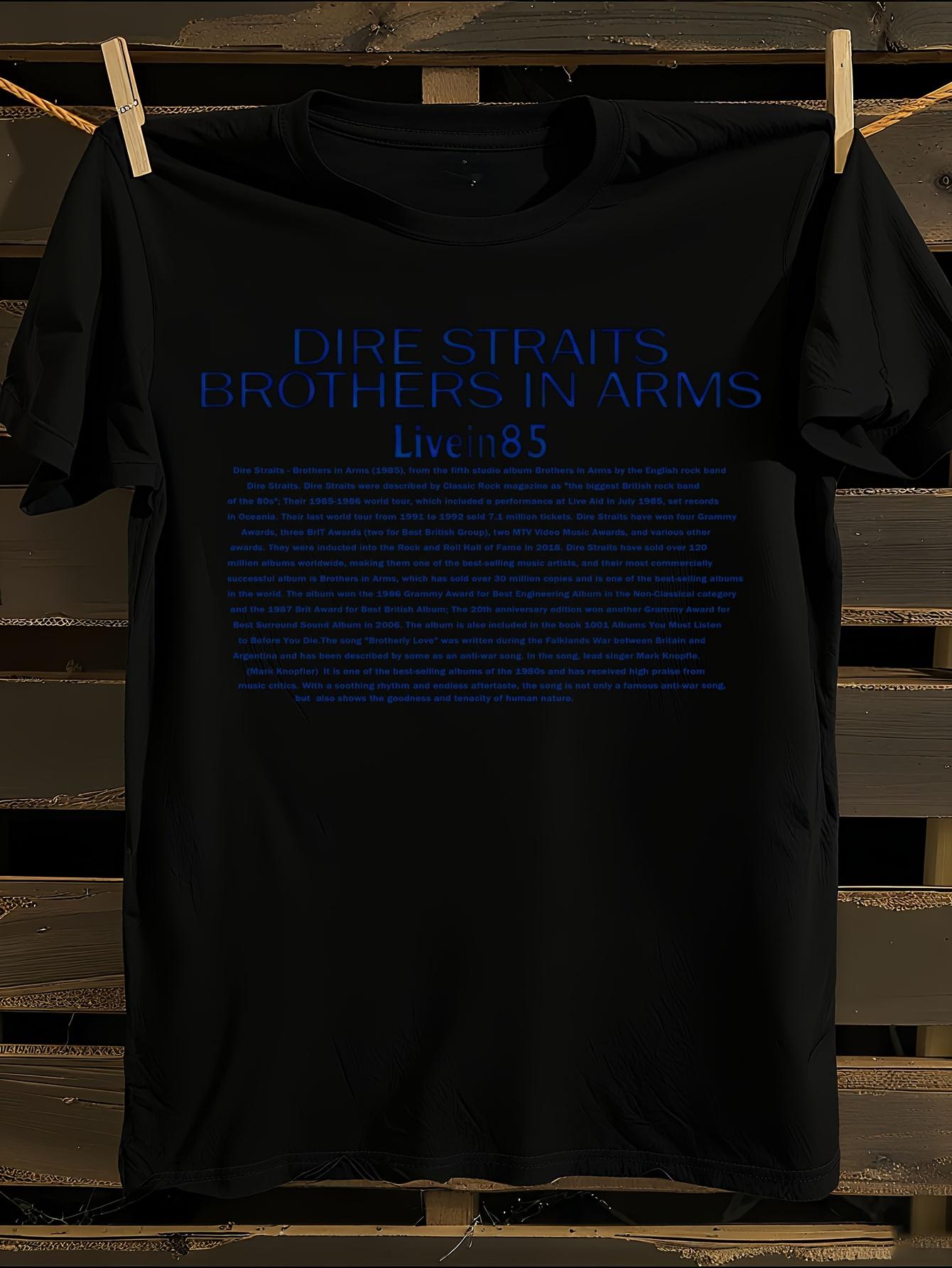 Dire Straits Brothers In Arms 1985 Tour Vintage T-shirt S