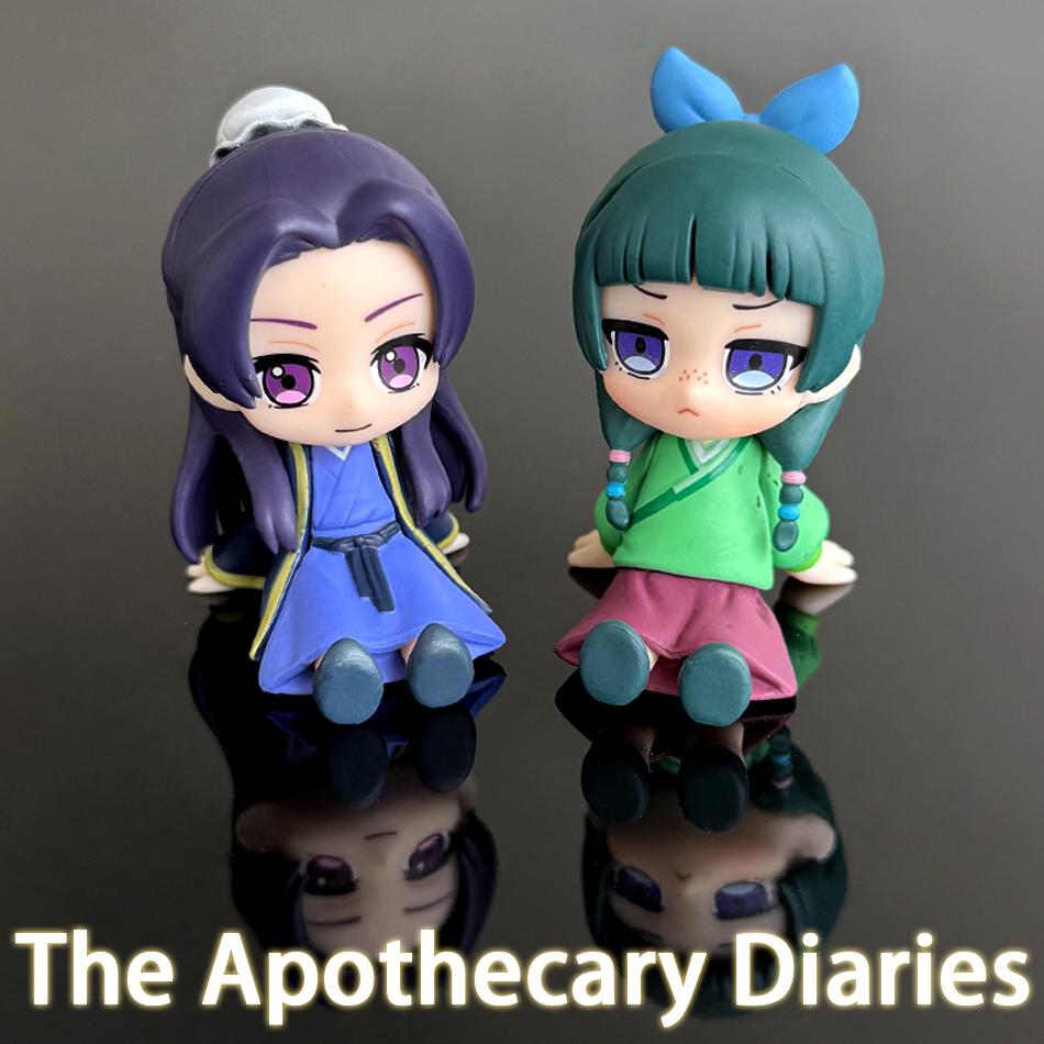 In Stock Anime The Apothecary Diaries Figure Maomao Action Jinshi Statue Pvc Model Collection Mini Cute Maomao Figurine Doll Gif