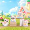 Cute Little Siam Siamese Flocking Style Blind Box Trendy Toy Small Ornament Office Desktop Decoration Model Kid Gift