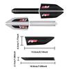 For VW 17 To 17 Years Ago Tiguan L Cool 2pcs Car Body Fender Side 3D ABS Plastic Knife Side Emblem VW Rline GTI Logo Valve Cap Zd4