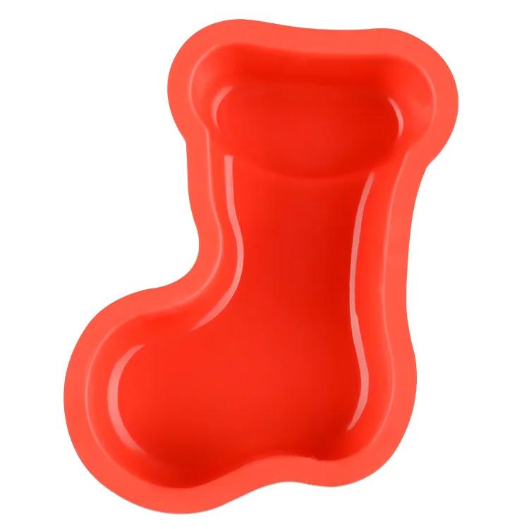 Christmas Snowman Silicone Mold Chocolate Cake Mold Holiday Decoration Kitchen Baking Tools Manual Soap Mould Dropshipping