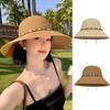Sun Protection Woven Hat Wide Brim Sunshade Hat New Straw Hat  Seaside Beach
