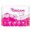 Origami 3 Ply Toilet Tissue Paper Roll - Pack of 12 (160 Pulls Per Roll, 1920 Sheets)