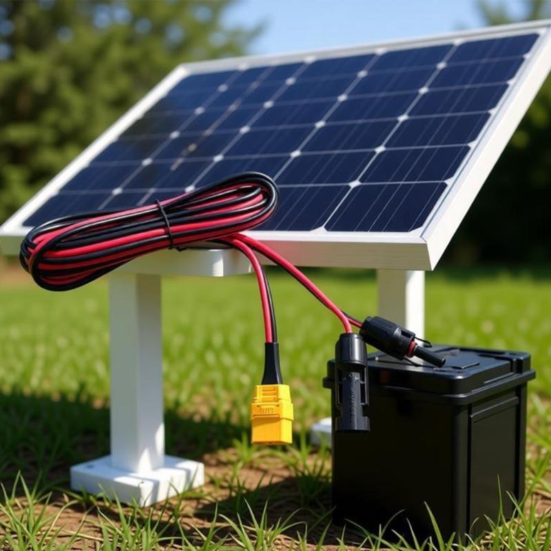 XT90H Female Input Cable for Solar Charging, Solar Side End Cord for Home Backup and Outdoor Generator Charging