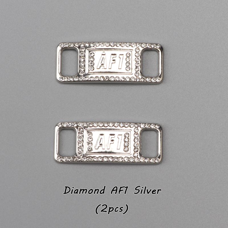 luxury Rhinestone AF1 Shoe Charms Colorful Diamond Sneaker Charms Girl Shoe decoration DIY Shoelaces Buckles shoes accesories