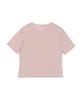 OUNDERR Dot Logo Crop Short Sleeve T-Shirt (Pink)