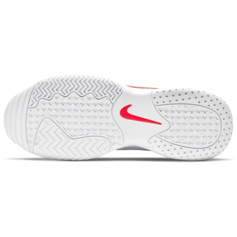 Nike Court Lite 2 Football Grey Bright Crimson Damen-Sneakers AR8838-005
