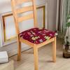 Stretch Printed Chair Seat Cushion Covers For Dining Room Chair Cover For Wedding Banquet Seat Chair Slipcover Home Decor
