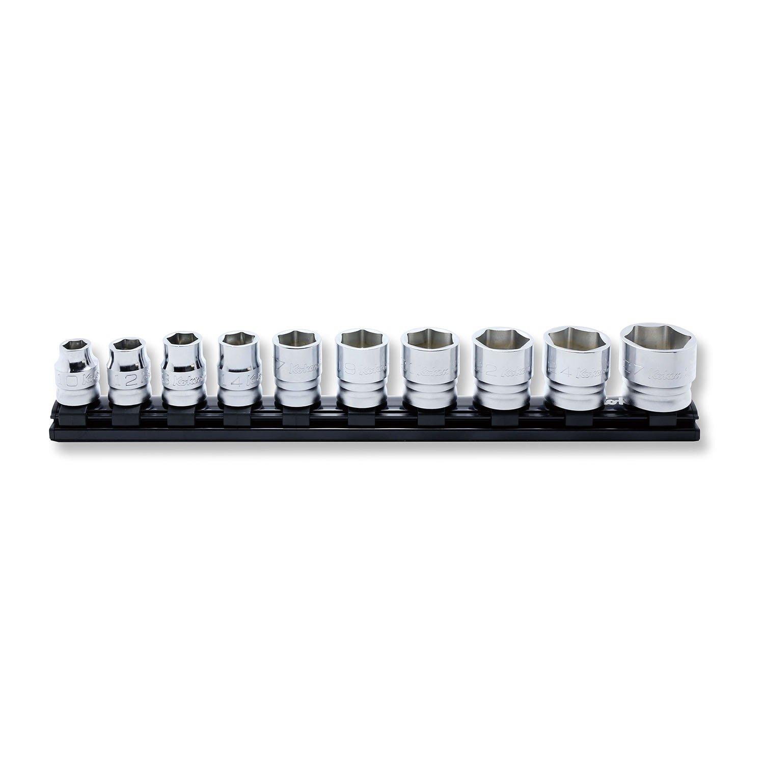 

Hex Socket Rail Set Drive Angle Set of 10 Ko-ken Z-EAL 12.7mm (1/2 inch) RS4400MZ/10