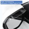 Auto Mirror Rain Visor Eyebrow Clear Car Side Mirror Visor Rain Guard Vehicle Side Mirror Cover (2 Pack)