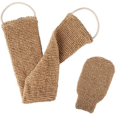 Peeling-Handschuh aus Rosshaar. Handschuh mit Peeling-Rückenband für Hammam. Reinigt und reinigt Ihre Haut. Entfernt auf natürliche Weise abgestorbene Haut effektiv