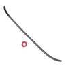 Trunk Spoiler Trim Strip 5x119cm Rubber Low Noise Multifunctional Universal Car Rear Spoiler Roof Lip