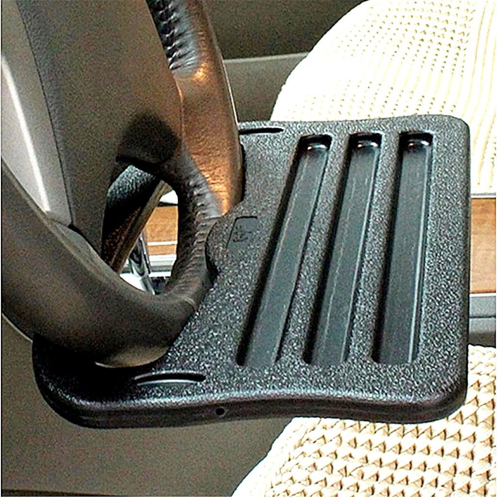 TradeWind Steering Wheel Car Dining for Car Camping 30x17cm Table, Tray, Desk, Table, Table, Laptop/Tablet Desk, (Small Black)