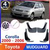 Auto-Kotflügel Schmutzfänger für Toyota Corolla E120 E130 2000~2006 2001 2002 2003 2004 2005 Schmutzfänger Spritzschutz Automobil-Zubehör
