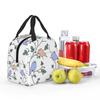 Vintage Bird And Botanical Branch Insulated Lunch Bag for Kid School Cooler Thermal Food Box Tote Portable Lunch Boxes Container