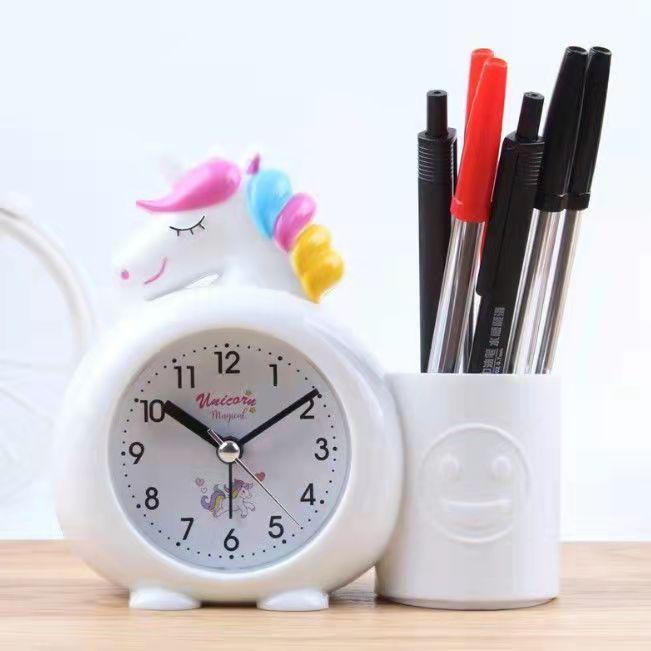 Creative Flower Alarm Clock Children's Bedside Cute Clock Student Birthday Gift Bedside Fashion Table