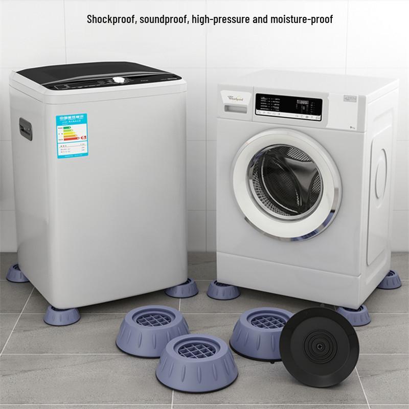 Universal Anti-Slip, Shock-Absorbing Washing Machine and Refrigerator Pads with Moisture-Proof, Heightening Storage Rack