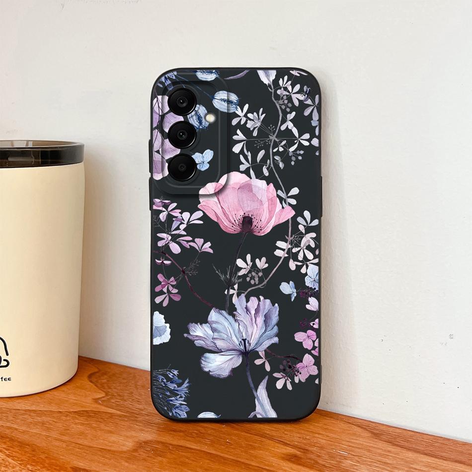 For Samsung Galaxy A37 A57 A17 A07 Phone Case Cute Astronaut Smooth Liquid Silicone Full Coverage Anti Drop Soft Durable Bumper