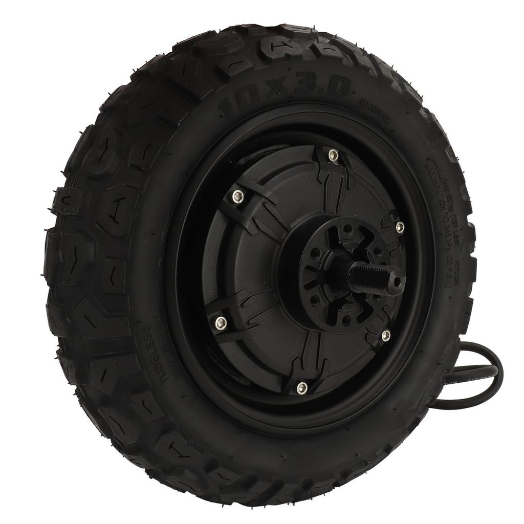 Motor butuc cu anvelope vid de 10 inch 48V 60V 800W 1500W motor butuc fără perii cu anvelopă tubeless pentru motocicletă electrică electric