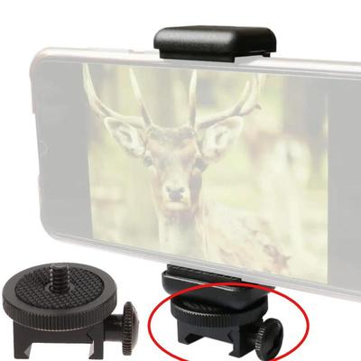 Adaptor de montare pentru cameră tactică Picatinny Side Rail, 21 mm la 25 mm, șurub de 1/4 inch, pentru accesorii de vânătoare