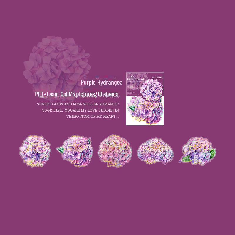 

Набор красивых наклеек «Цветение»: 3D Цветочные Украшения для Рукоделия (10 кусочков)